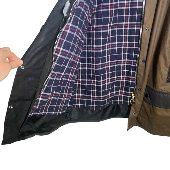 Barbour by Alexa Chung Patch Waxed Jacket US 10 - Picture 8 of 14